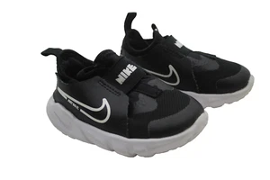 Nike Flex Runner 2 Schuhe Kleinkind Kind Größe 5C EUR 21 Schwarz Slipper Freizeit Spielen - Bild 1 von 6