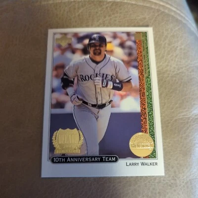 1999 Upper Deck 10th Anniversary Team #X29 Larry Walker Rockies - Image 1 of 2
