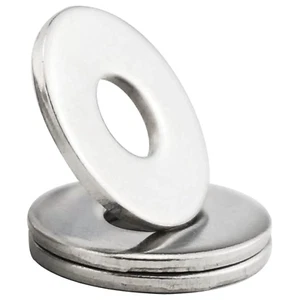 Lavadoras grandes forma plana G acero inoxidable A2 lavadoras de centavos DIN 9021 - duraderas met - Imagen 1 de 16