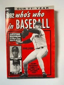 Who's Who In Baseball 1992 - Roger Clemens on cover - Picture 1 of 3