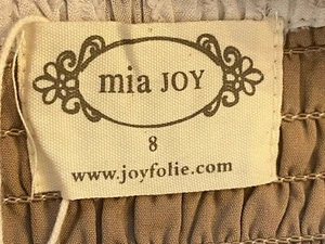 $78 Mia Joy Joyfolie Lilya Square Neck Puff Sleeve Hi-Low Dress | Cream - Picture 1 of 25