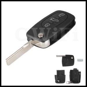 CARCASA LLAVE PARA COCHE AUDI 3 BOTONES A2 A3 A4 A6 A8 TT CR2032 HAA MANDO - Imagen 1 de 3