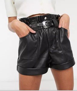 River Island Faux Leather Shorts for 