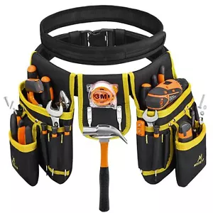 Tool Belt Dual Quick-Release 26 Pockets Electrician Belts for Men Heavy Duty ... - Picture 1 of 7