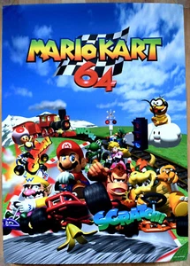 Mario Kart 64 N64 50cm x 70cm Club / My Nintendo Promotional Poster - Picture 1 of 1