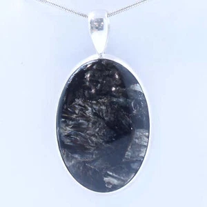 Seraphinite Pendant - Height: 1.25 Length: 1 - Picture 1 of 3