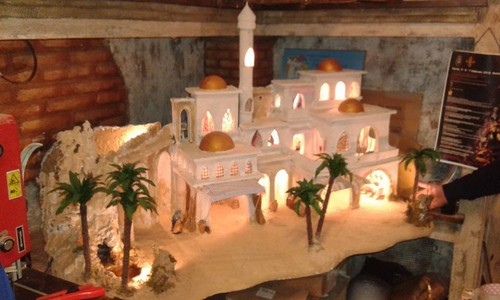 presepe stile arabo artigianale crib aldo 150x75 alto 80 cm art0500 | eBay