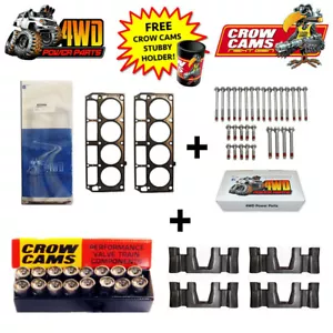 GM LS1 Head Gaskets and Bolts (3 Length) + Crow Genuine LS7 Lifters & Guides Kit - Picture 1 of 5