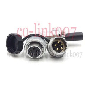 WS20 5pin Waterproof Connector,WEIPU Original Aviation Bulkhead Circular Plug - Picture 1 of 7