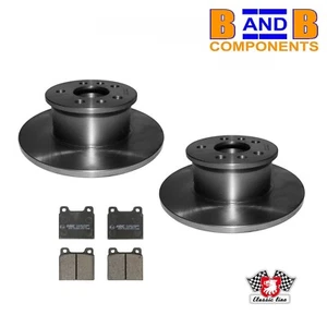 BRAKE DISCS & PADS T2 BAY TRANSPORTER CAMPER VAN 1973-1979 A546 - Picture 1 of 9