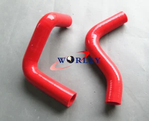 RED For HOLDEN Gemini TE TF TG 1.8L Diesel 1981-1984 82 Radiator Silicone Hose - Picture 1 of 6