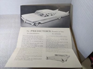 Vintage 1956 PACKARD PREDICTOR Concept Prototype Car Original Promo Brochure - Picture 1 of 3