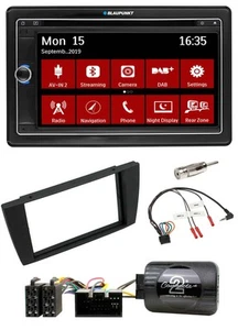 Blaupunkt Bluetooth DAB 2DIN USB DVD Lenkrad Autoradio für Jaguar X-Type S 2003- - Bild 1 von 11