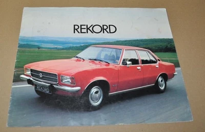 1973 Opel Rekord брошюра проспект DK - Изображение 1 из 4
