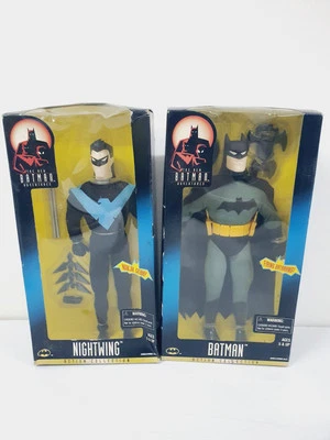 1997 ANIMATED BATMAN + NIGHTWING 12INCH ACTION COLLECTION SET TNBA KENNER - Image 1 of 4