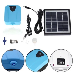 Portable Solar Powered Oxygenation Pump for Outdoor Ponds and Aquariums - Picture 1 of 9