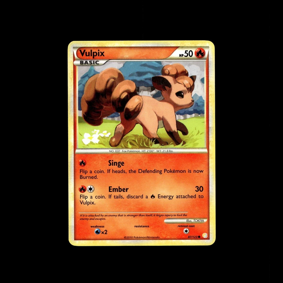 Vulpix Ninetales Pokemon Card! Holo/Reverse Holo EX V Rare Full Art LP/NM Cards! - Image 1 of 1