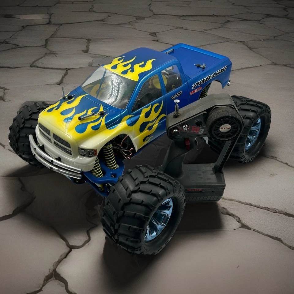 Traxxas T-Maxx 1/10-Scale Nitro-Powered 4WD Monster Truck Ram Wasp Pro-line RC - Image 1 of 4
