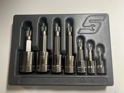 Snap-on 7pc Combination Drive Metric Triple Square Driver Set 6-18mm (TSS7KIT) - Image 1 of 2