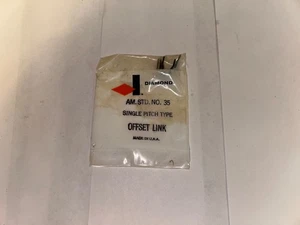 Diamond Offset Link No.35 Single Pitch Link (pack of 4) NOS - Picture 1 of 2