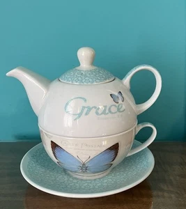 Ceramic Teapot Set Botanic Butterfly Blessings, Grace A – 51 - Bild 1 von 16
