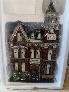 Vintage Department 56 Navidad en la Ciudad - BRIGHTON SCHOOL - Imagen 1 de 14