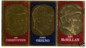 1965 Topps Embossed three card lot poor - Picture 1 of 1
