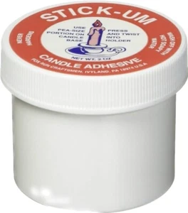 STICK-UM KERZENKLEBER STAY ALIGHN GLÄTTEN 2OZ ERBSENGRÖSSE HOCHZEIT KERZENSOCKEL - Bild 1 von 4