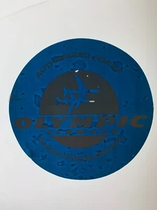 VINTAGE OLYMPIC AIRWAYS AUTHORIZED AGENT STICKER - Picture 1 of 1