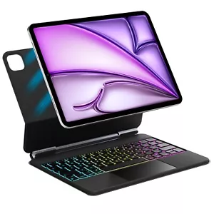 Inateck Magic Keyboard Hülle Tastatur iPad Air 7/6/5/4 11 Zoll M3 10,9 Zoll Pro - Bild 1 von 9