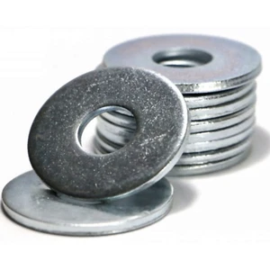 Large Flat Washer Form G Zinc Galvanised Steel Penny Washers DIN 9021 DIYUK - Picture 1 of 19