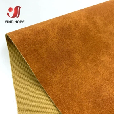 Faux Suede SheepSkin PU Leather Fabric Waterproof Sewing Bag Sofa DIY Material - Image 1 of 4