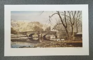 Prelude to Spring, Bridge, River, water, Alan Ingham,Limited Edition,Art Print - Picture 1 of 4