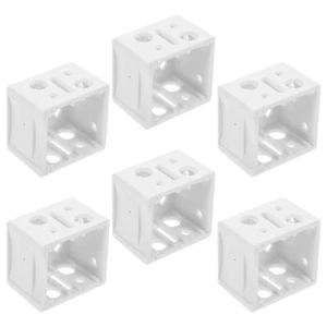 6 Pcs Replacement Brackets Curtain Holders Shutter Blinds Parts for - Picture 1 of 12