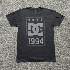 DC Shoes Shirt Adult Medium Skateboarding 1994 Graphic Logo Mens Top Gray - Picture 1 of 6