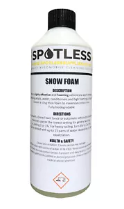 Car Snow Foam 500ml High Foaming TFR Pre Wash Cling Thick - Picture 1 of 2