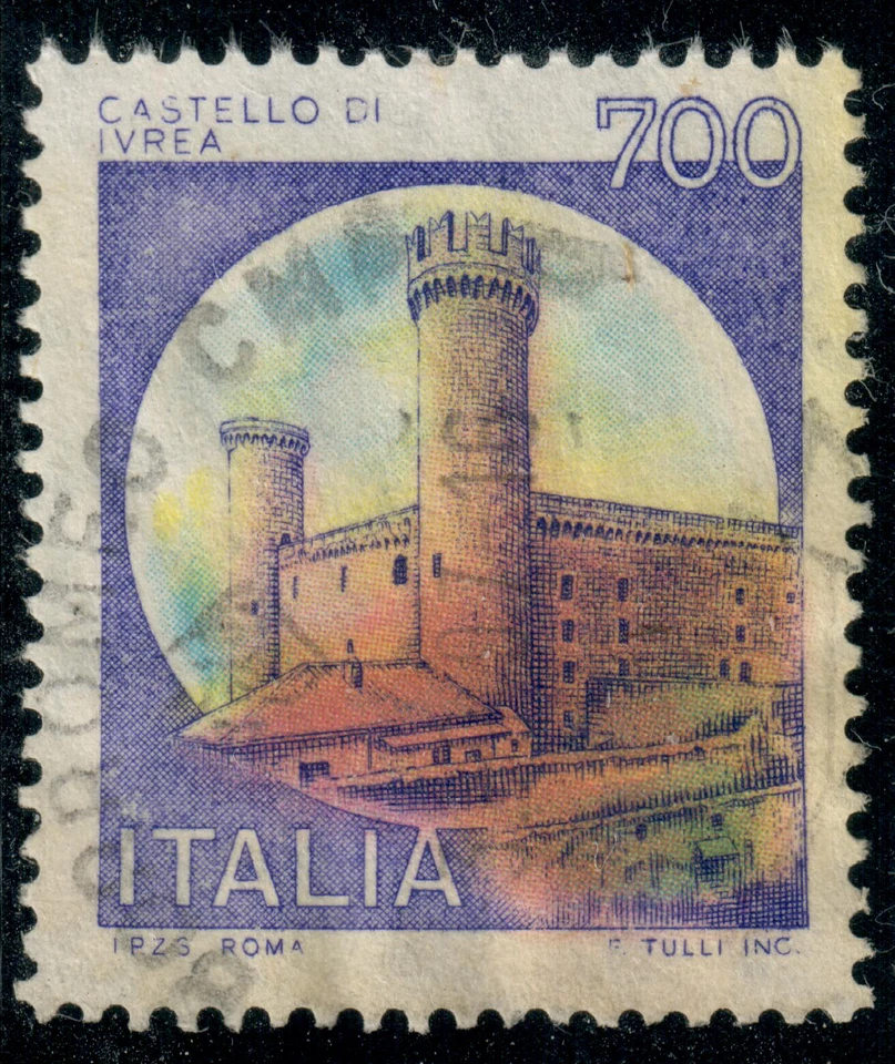 Italy - 1980 - Castles - Castello di Ivrea - 700L - #2335 - Image 1 of 1