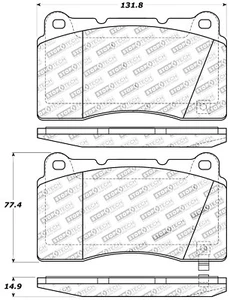 StopTech 309.10010 StopTech Sport Brake Pads - Picture 1 of 5