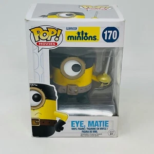 Funko Pop Movies Vinyl Figure EYE MATIE Minions 170 Yellow Pirate Sword NEW - Bild 1 von 9