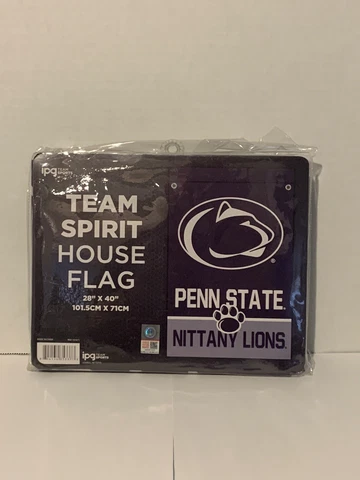 NCAA Penn State Nittyany Lion 28" x 40" House Flag Wall Banner Garden Cover