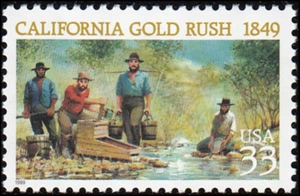 US Stamp #3316 - 1999, 33¢ California Gold Rush, EzGrade™ VG/F, MNH, OG - Picture 1 of 3