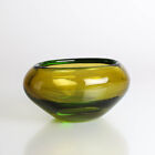 Murano Glass Bowl Green Societa Venezia Conterie E Cristallerie Year 2
