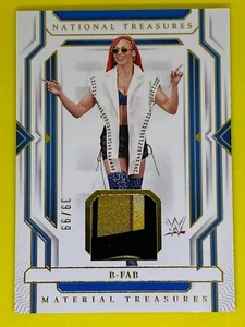 B-Fab WWE Panini National Treasures Relic Patch Multi Colour Parallel /99 Card - Picture 1 of 1