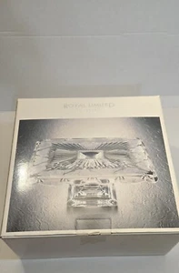 Royal Limited Crystal Rose Cake Plate 24% full lead crystal - Picture 1 of 6