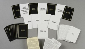 SILENT PROTEST. A card game of 57 Cards by Bill Drummond (KLF). 2002. VGC