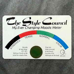 Vintage 1984 THE STYLE COUNCIL Promo My Ever Changing Moods Meter Paul Weller - Bild 1 von 2