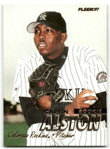 1997 Fleer Rookie Garvin Alston Rookie Colorado Rockies #582