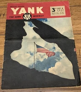 July 4 1943 YANK The Army Weekly Military Magazine WWII (BRITISH) EG - Picture 1 of 19