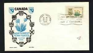 Canada #429 1966 5¢ NWT Floral Emblems, Cachet Craft / Ken Bol cachet FDC - Picture 1 of 1