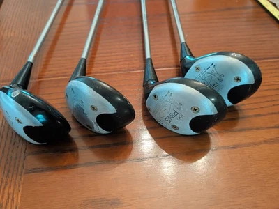  VINTAGE EXTREMELY RARE Ping Eye 2 #1, #3,  #5 & #7 BRUNETTE Wood Set, RH - Image 1 of 4